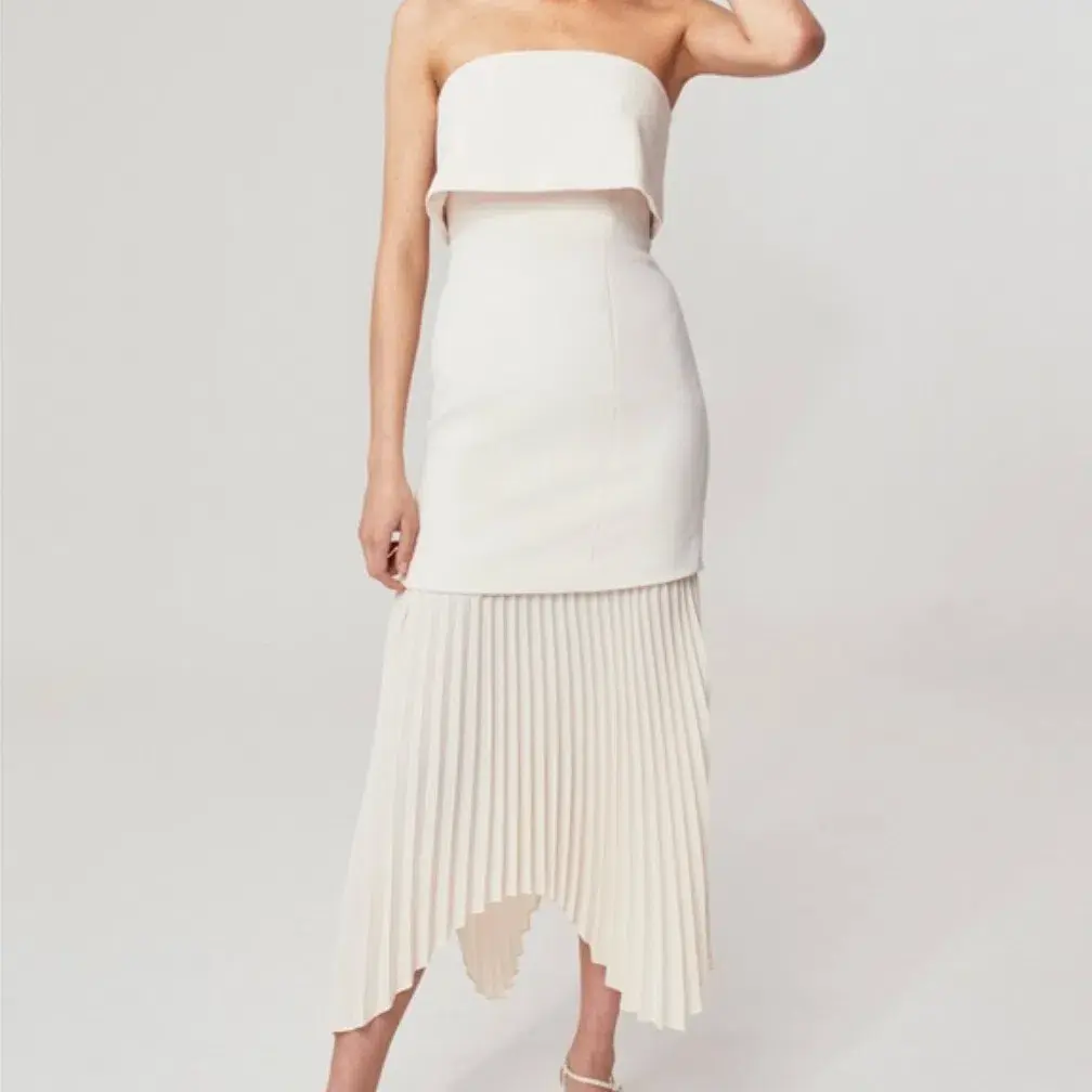 C/MEO Collective Take Seriously Dress White Size 8 for rent on The Volte - main image