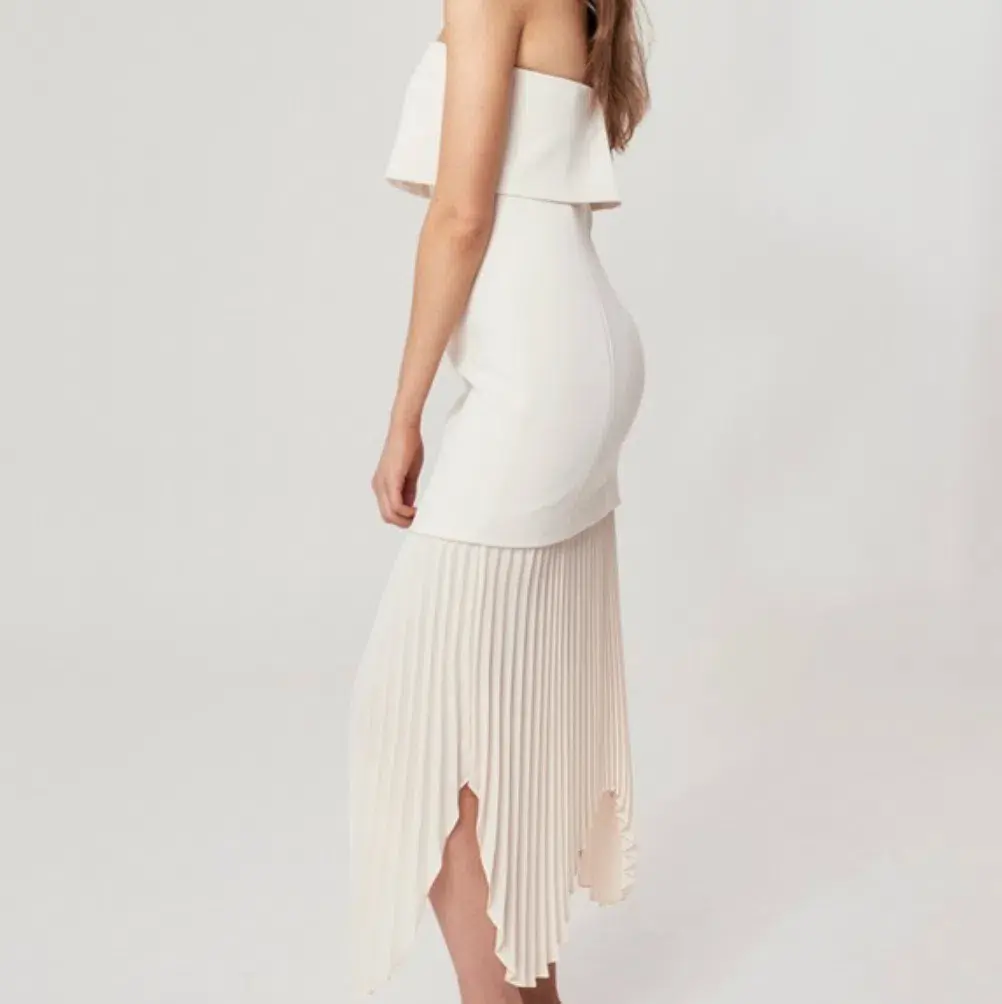 C/MEO Collective Take Seriously Dress White Size 8 for rent on The Volte - main image