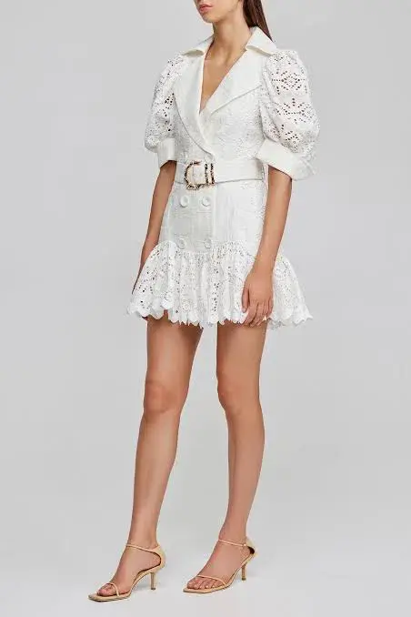 Acler Sierra Dress White Size 8 - Image 2