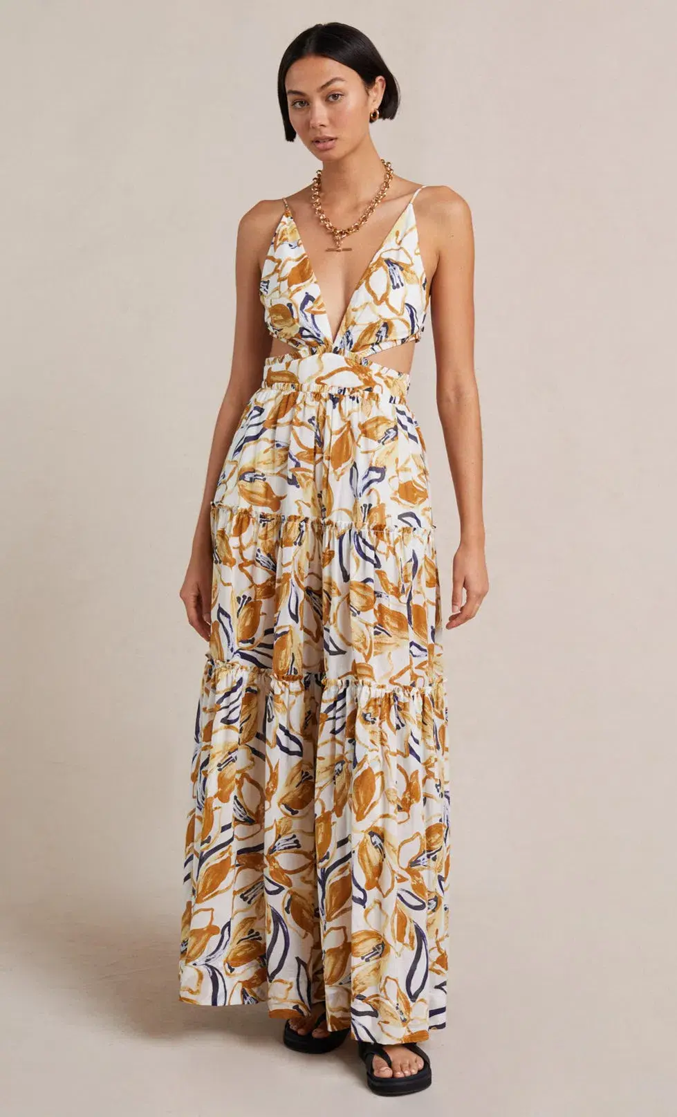 Bec & Bridge Eugenie Maxi Dress Print Size 10 - Image 2