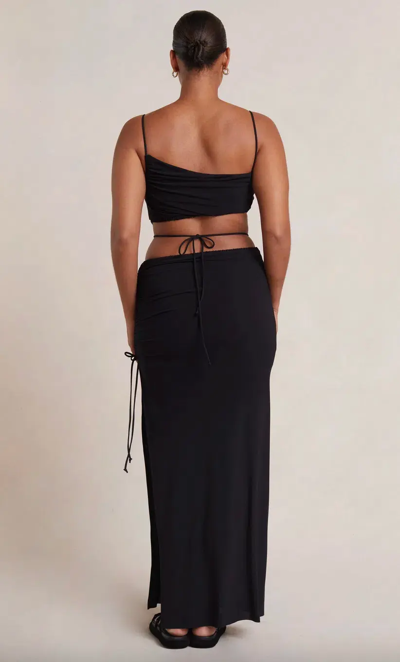 Bec & Bridge Dilkon Maxi Dress Black Size 8 for rent on The Volte - main image