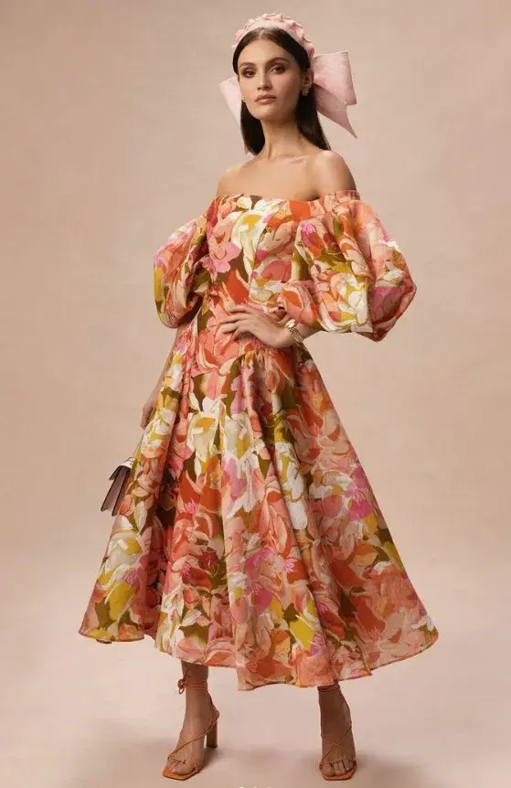 Acler Porter Dress Print Size 8 - Image 1