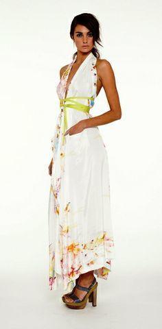 Suboo Printed Maxi Dress Floral One Size  - Image 3