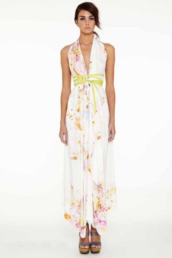 Suboo Printed Maxi Dress Floral One Size  - Image 1