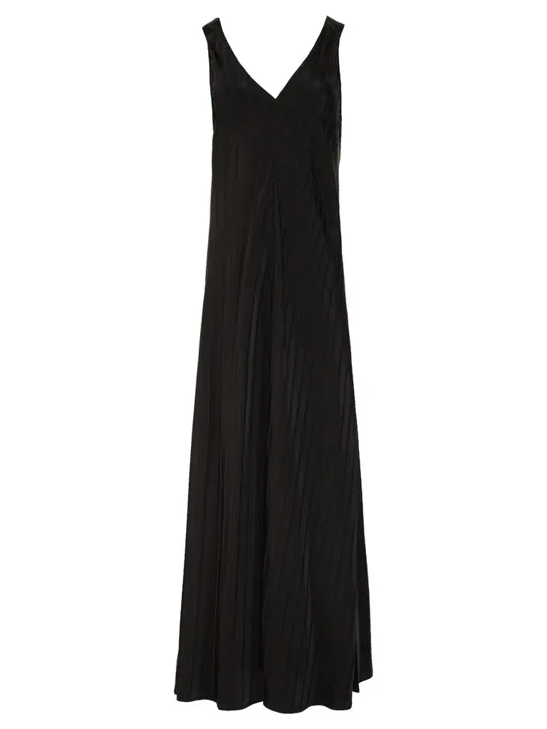 Lee Matthews Tamara Bias Maxi Dress Black Size 14 - Image 4