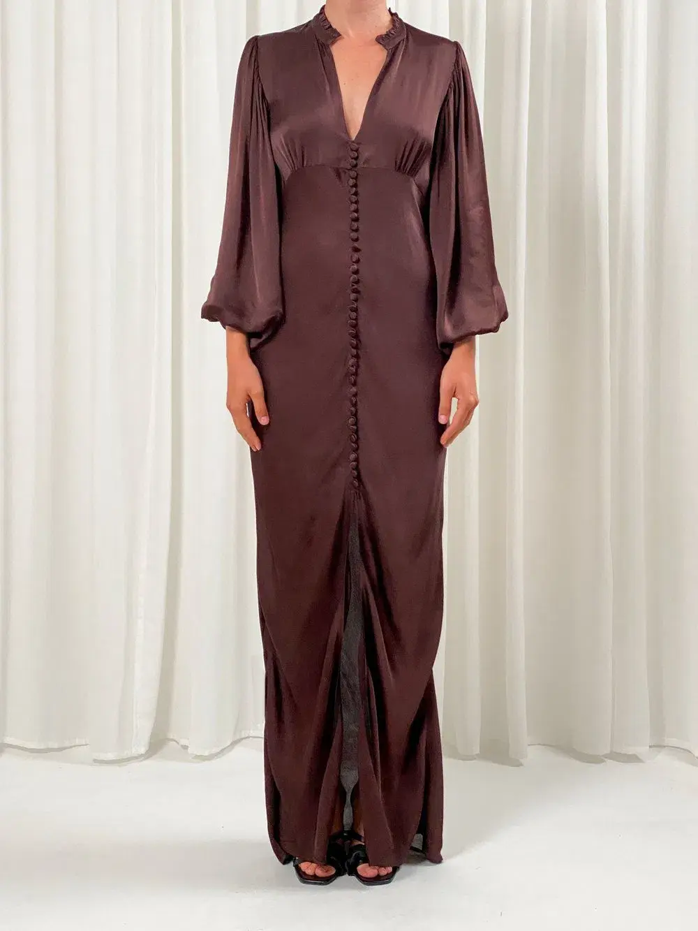 Birgitte Herskind Shila Dress Brown Size 8 - Image 3