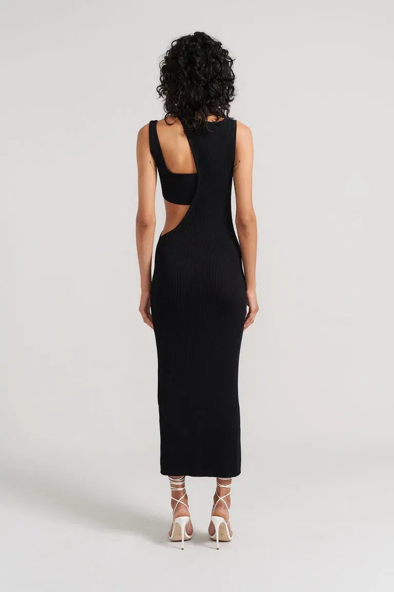 Henne Olympia Dress Black Size 8 for rent on The Volte - main image