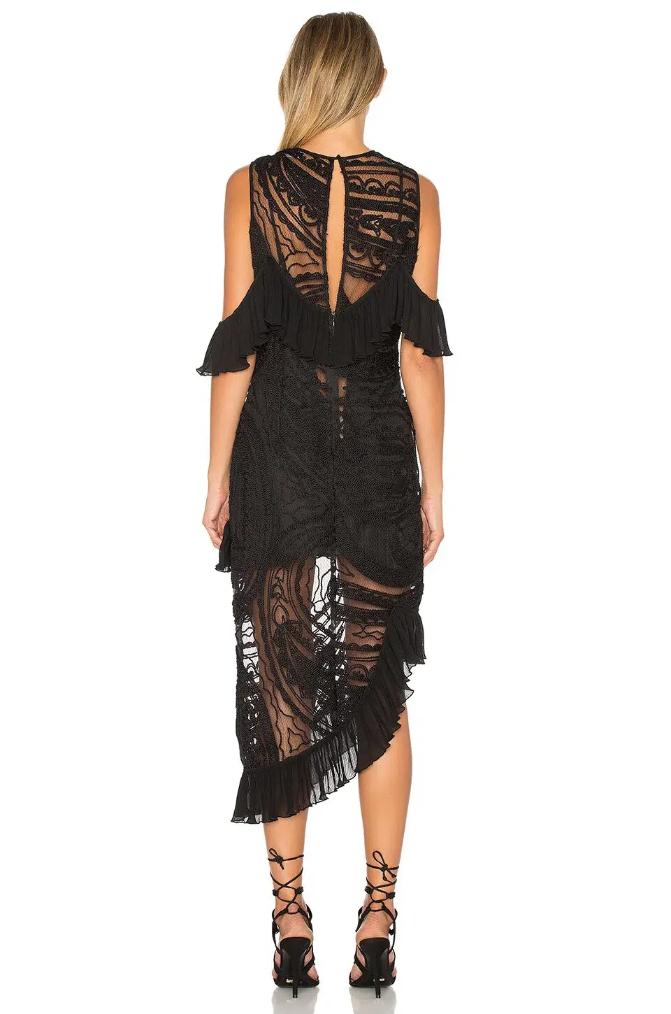 Alice McCall Love Me Like You Do Midi Dress Black Size 4 - Image 2