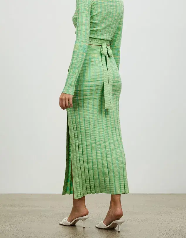 Lover Harriet Knit Top and Midi Skirt Set Print Size 8 - Image 4
