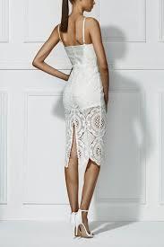 MISHA Flora Crotchet Dress White Size 10/M - Image 2