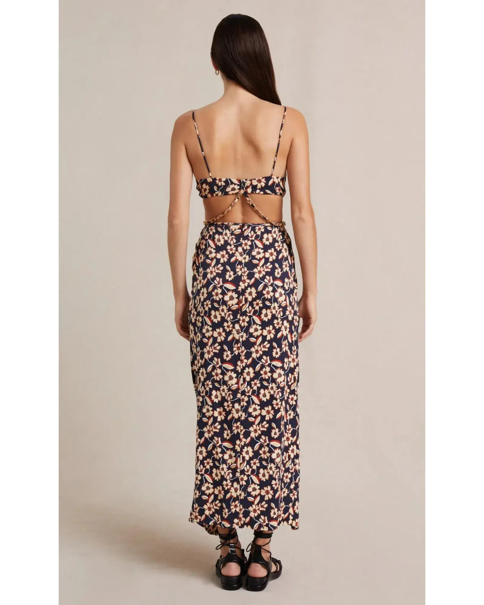 Bec & Bridge Modern Romance Twist Dress Print Size AU 8 - Image 4