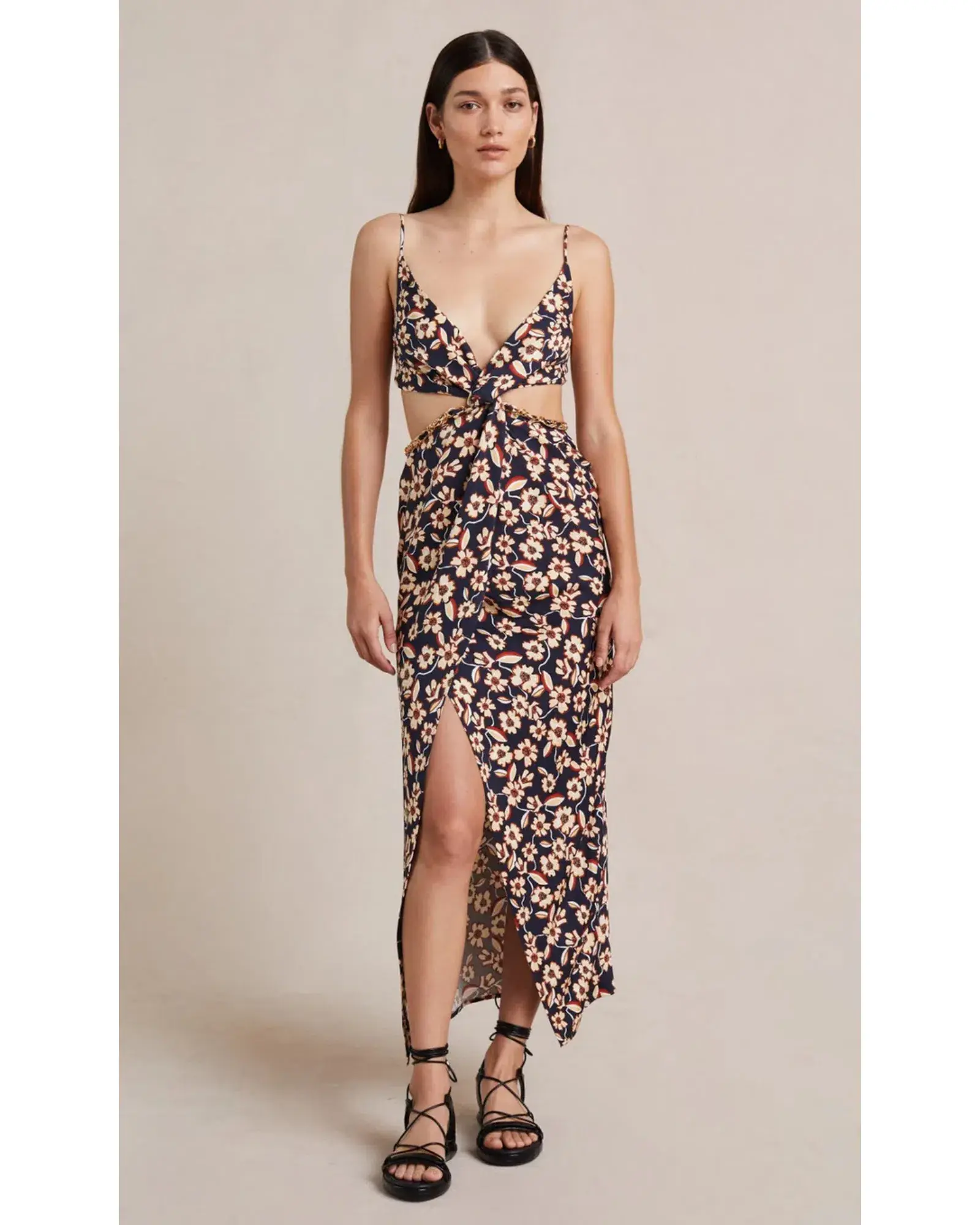 Bec & Bridge Modern Romance Twist Dress Print Size AU 8 - Image 1