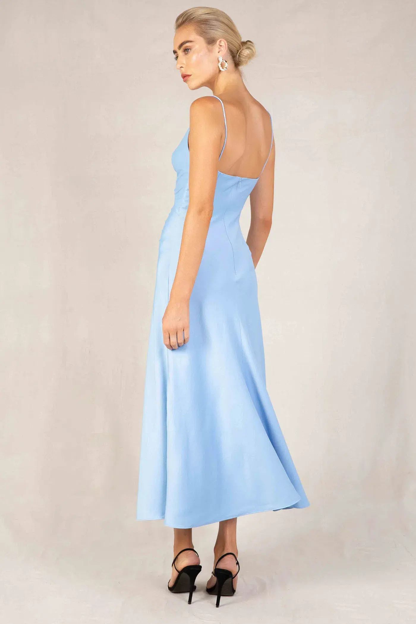 Misha Romancia Midi Dress Blue Size 10 - Image 2