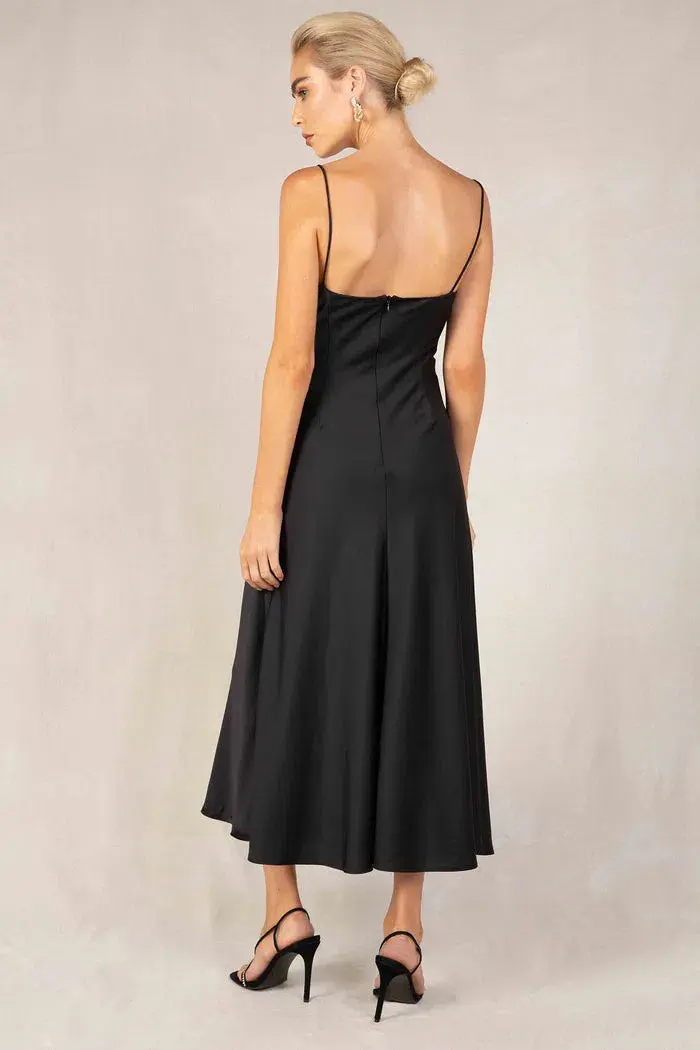 Misha Romancia Midi Dress Black Size 10  - Image 2