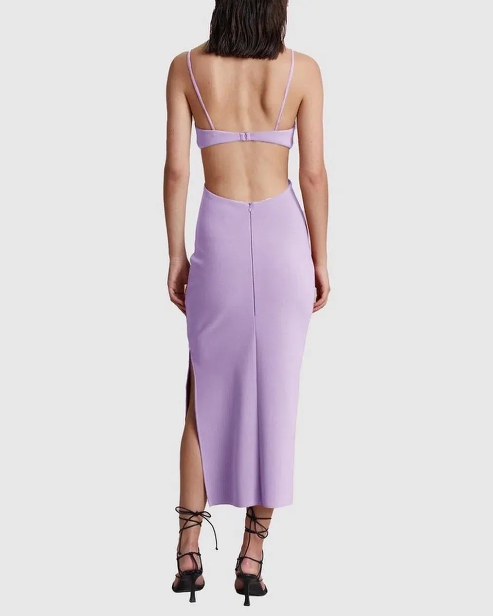 Bec & Bridge Ella Midi Dress Purple Size 10 - Image 3