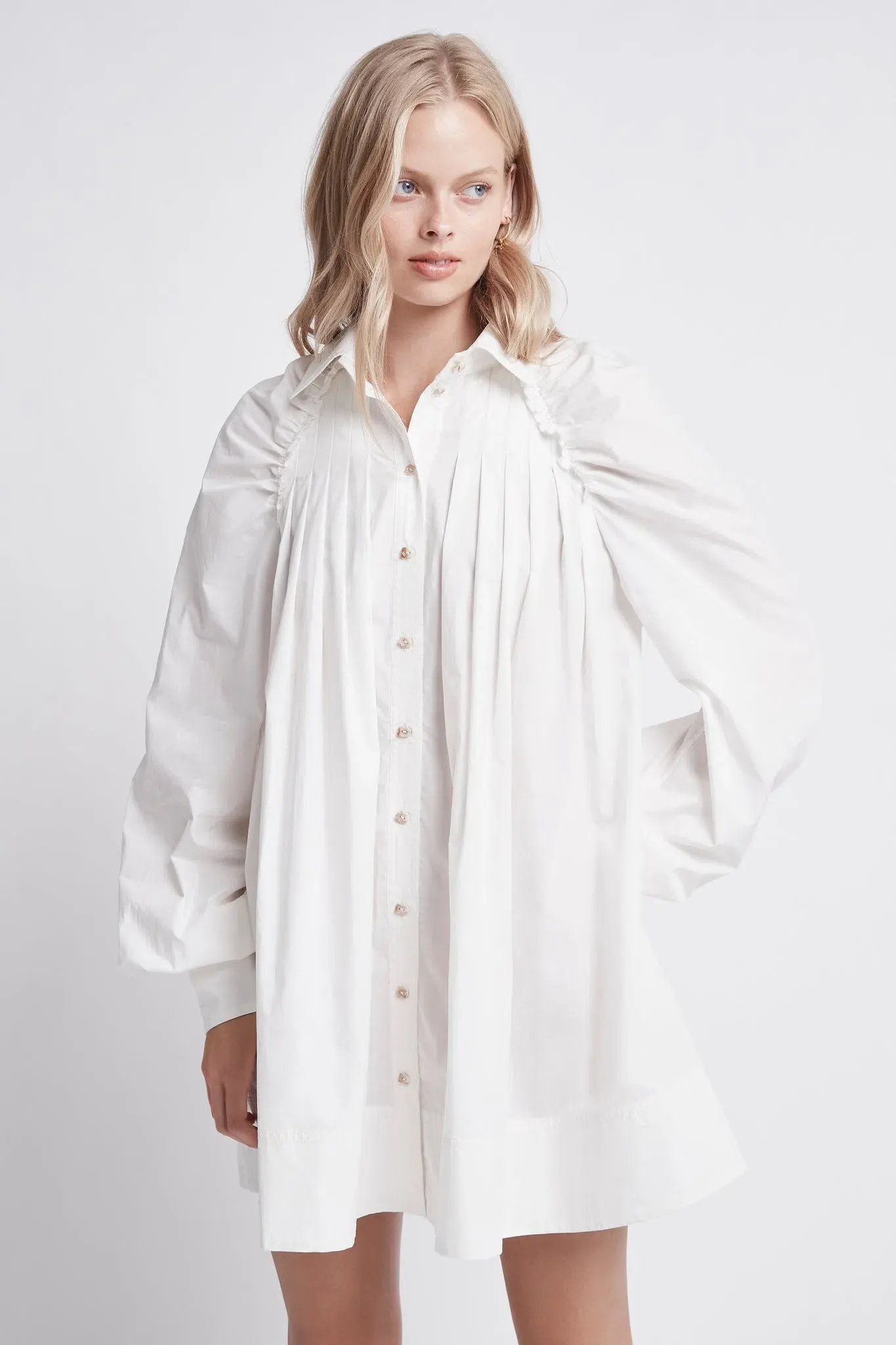 Aje Sketch Shirt Dress - Image 1