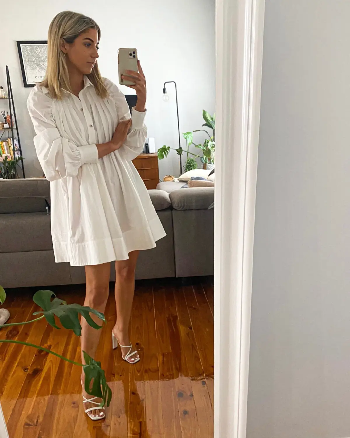 Aje Sketch Shirt Dress - Image 4