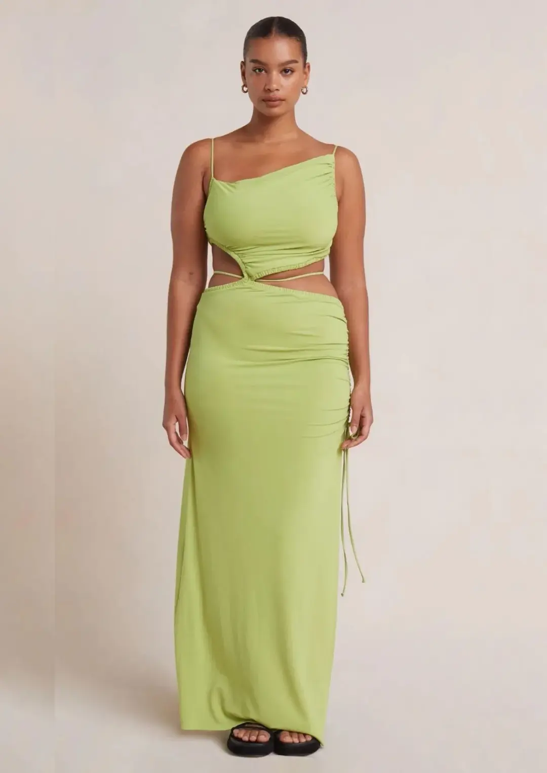Bec & Bridge Dilkon Maxi Dress Lime Green Size 8 for rent on The Volte - main image