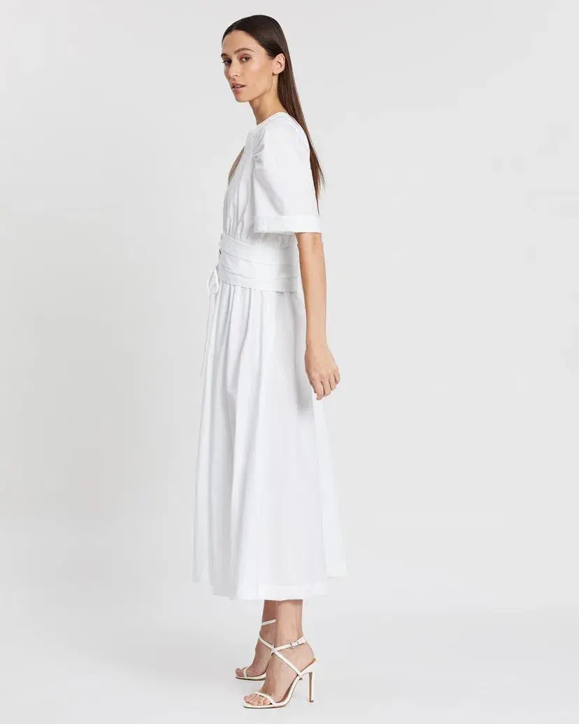 Bec & Bridge Surfari Midi Dress  Ivory Size 10 - Image 2