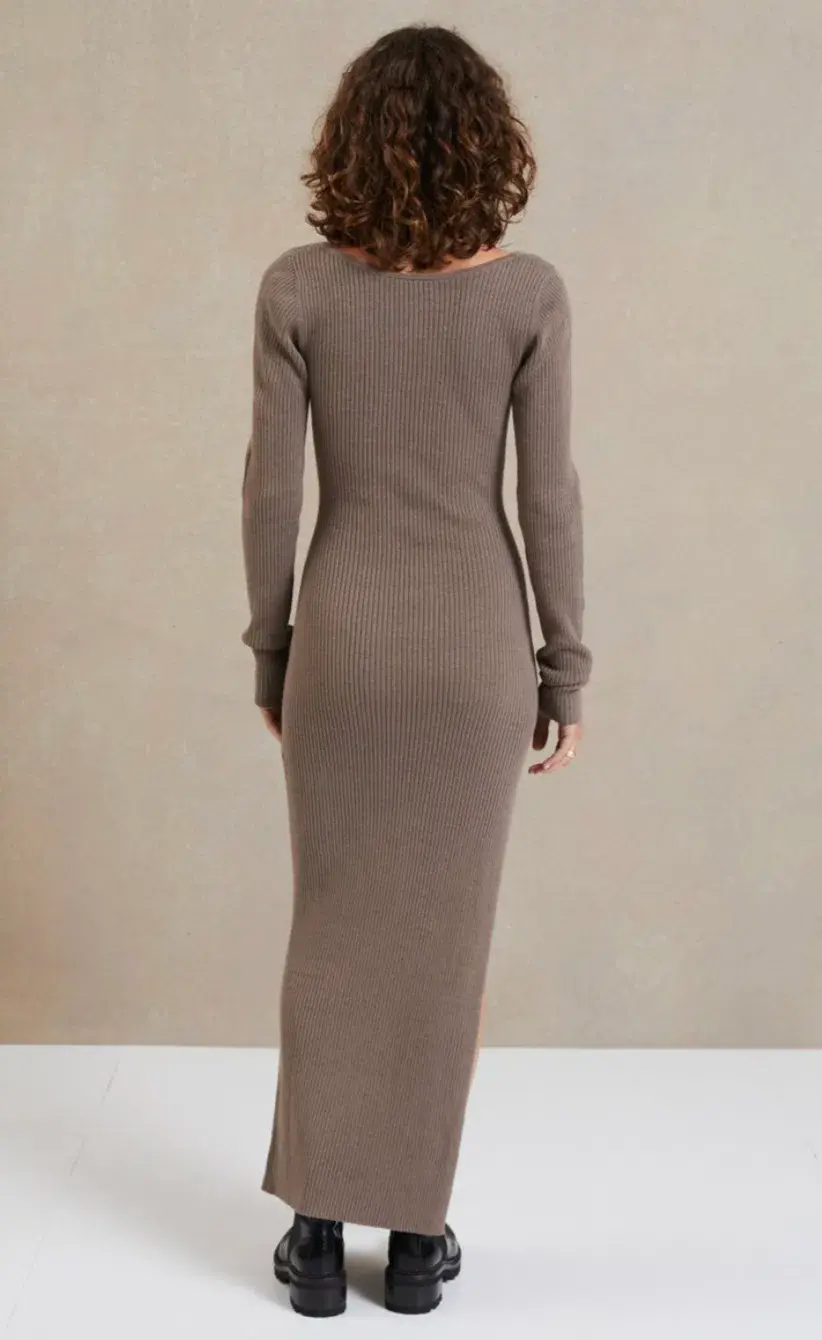 Bec and Bridge Silt Riviera Long Sleeve Dress Gray Size 12  - Image 5