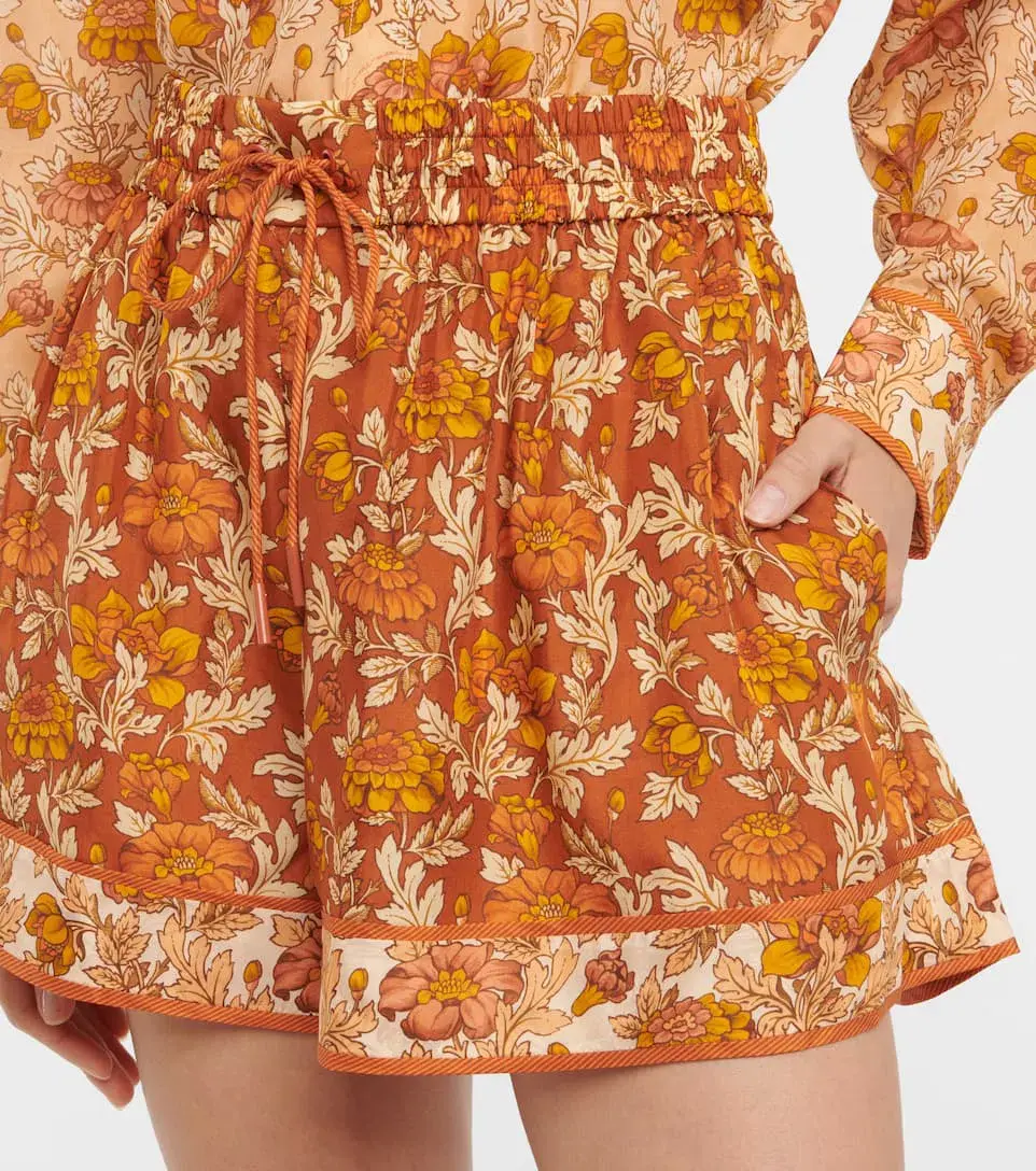 Zimmermann Andie Relaxed Shorts Print Size 0 / AU 8 - Image 4