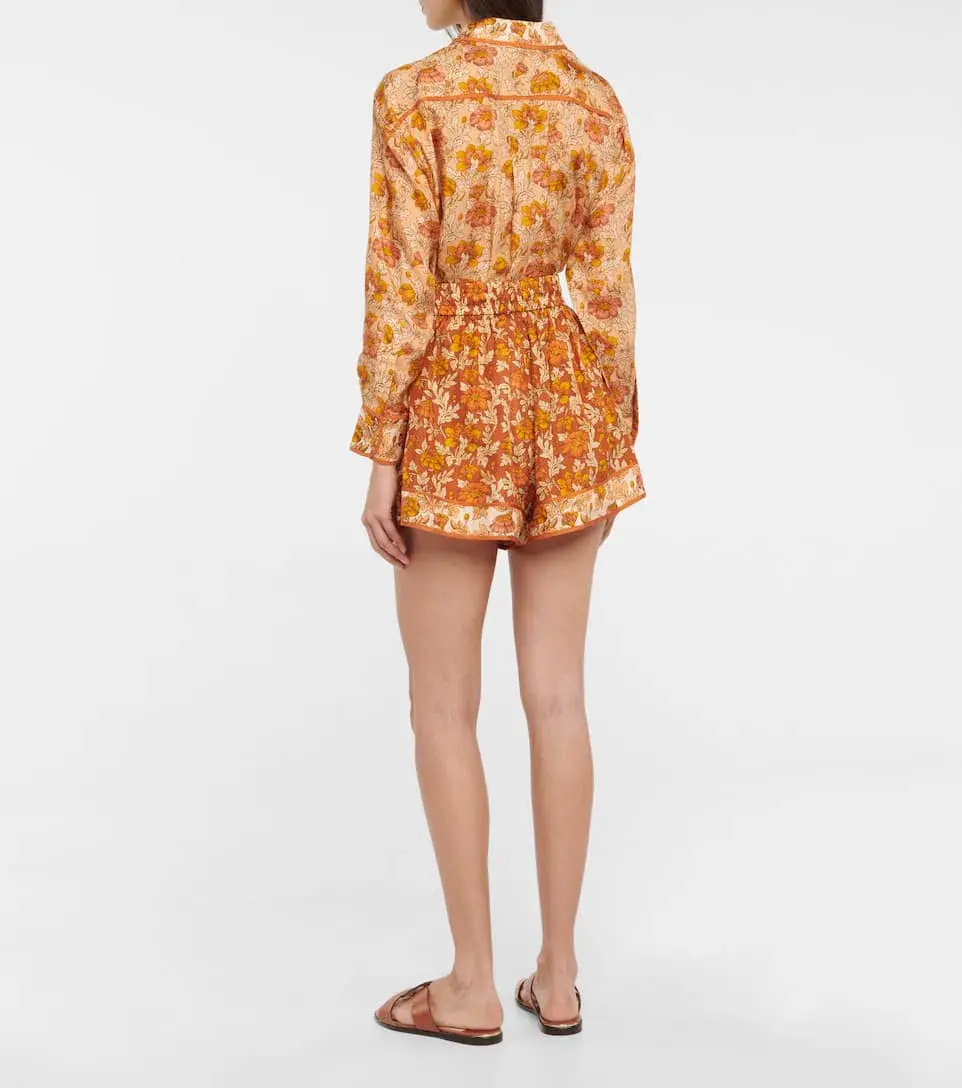 Zimmermann Andie Relaxed Shorts Print Size 0 / AU 8 - Image 2