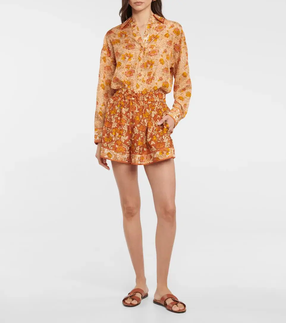 Zimmermann Andie Relaxed Shorts Print Size 0 / AU 8 - Image 1