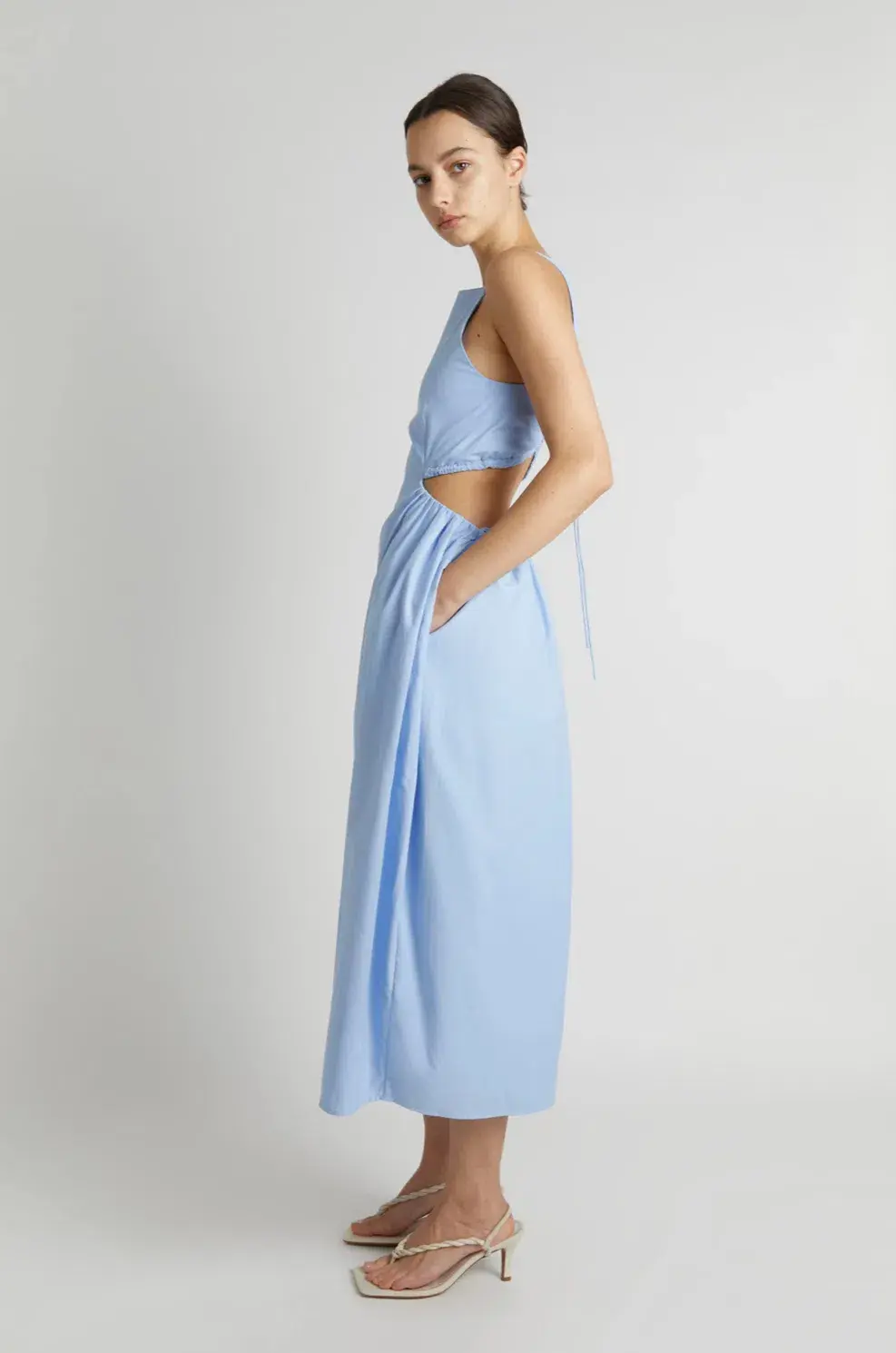 Camilla and Marc Kiri Dress Blue Size 6 for rent on The Volte - main image