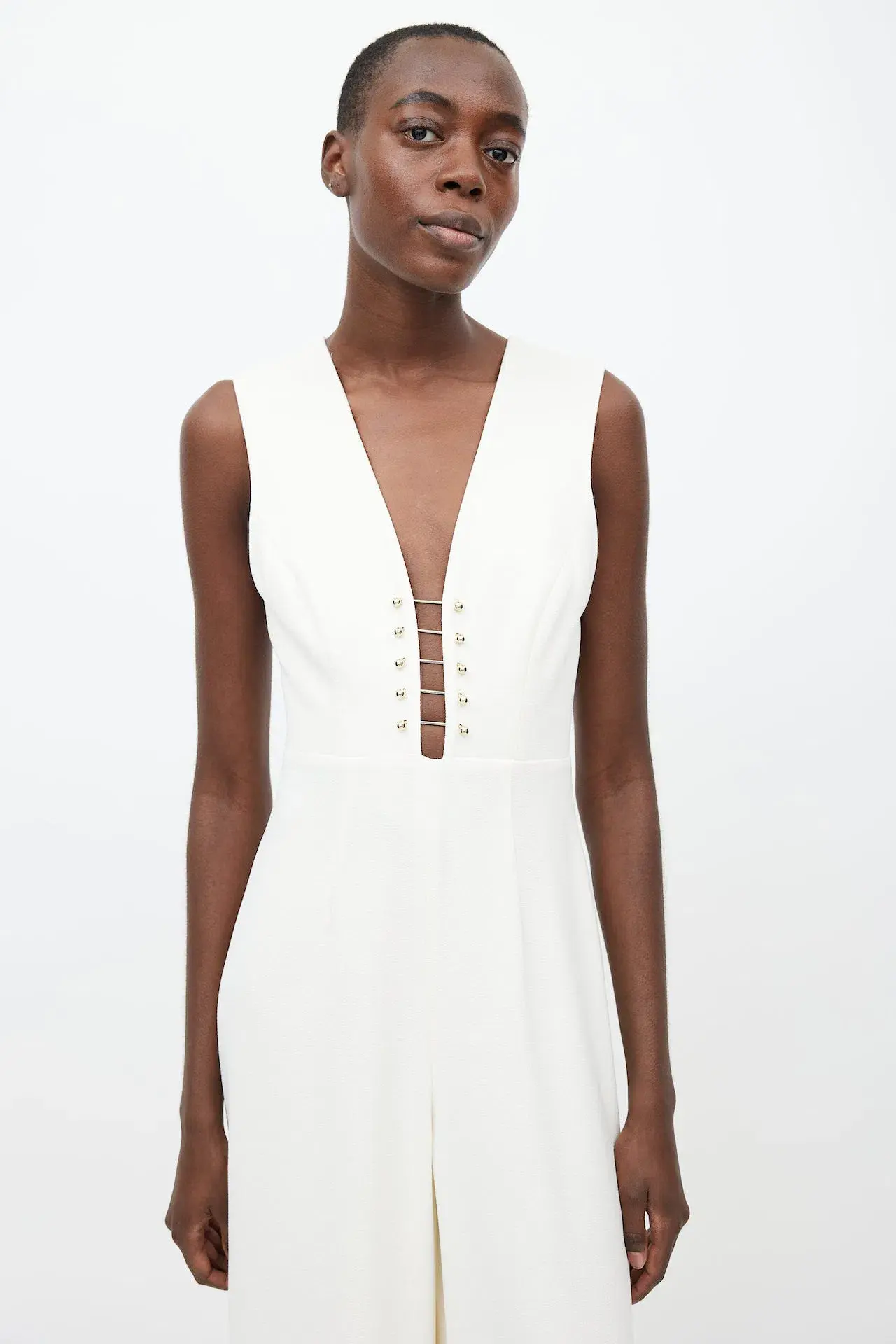 Zimmermann Baton Jumpsuit Pearl Size 8 - Image 2