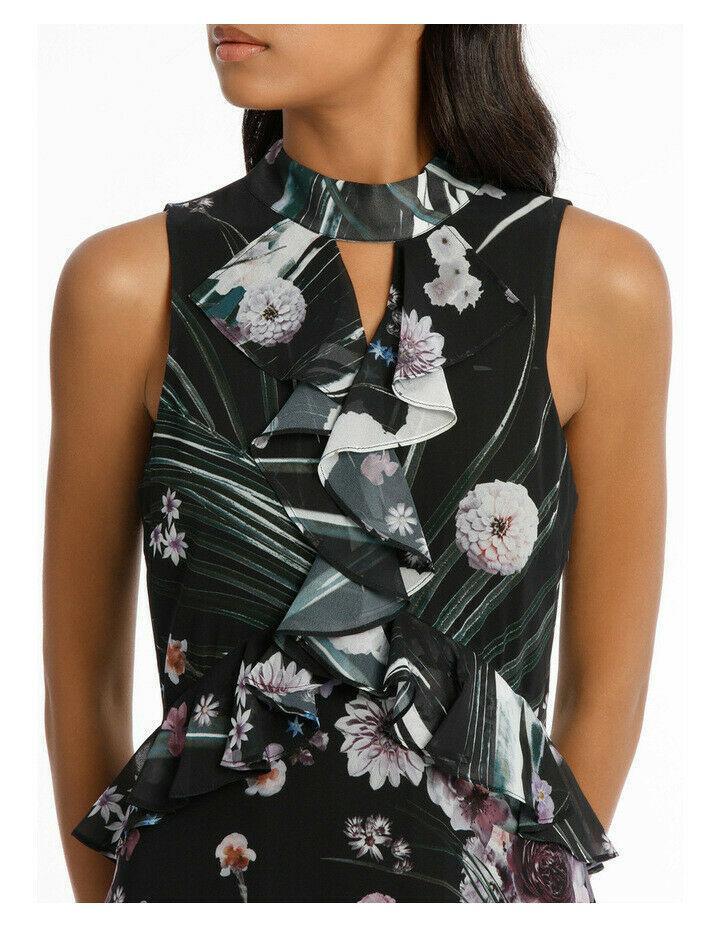 Wayne Cooper Love Affair Maxi Dress Floral Size AU 8 - Image 4