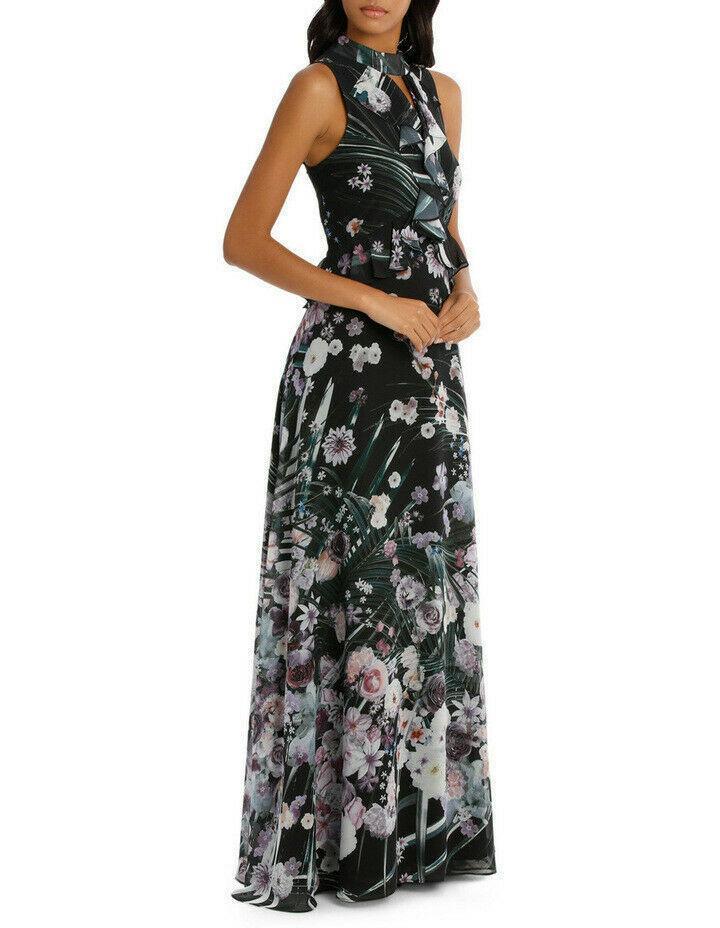 Wayne Cooper Love Affair Maxi Dress Floral Size AU 8 - Image 3