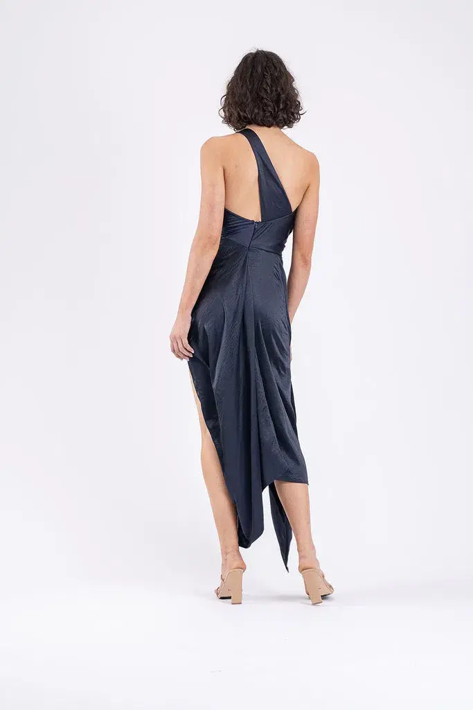 One Fell Swoop Philly Dress Petrol Size 8 - Image 4
