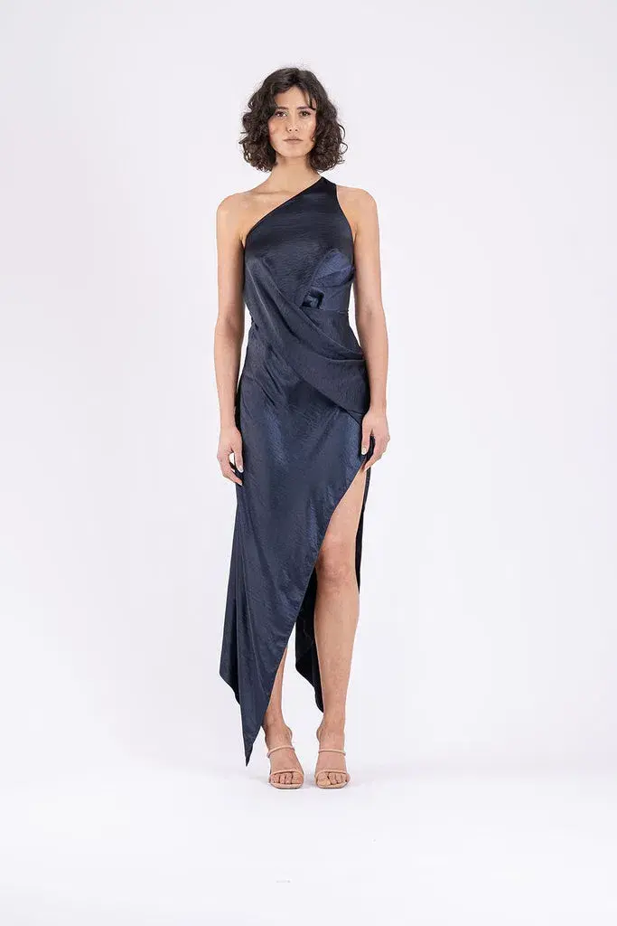 One Fell Swoop Philly Dress Petrol Size 8 - Image 3