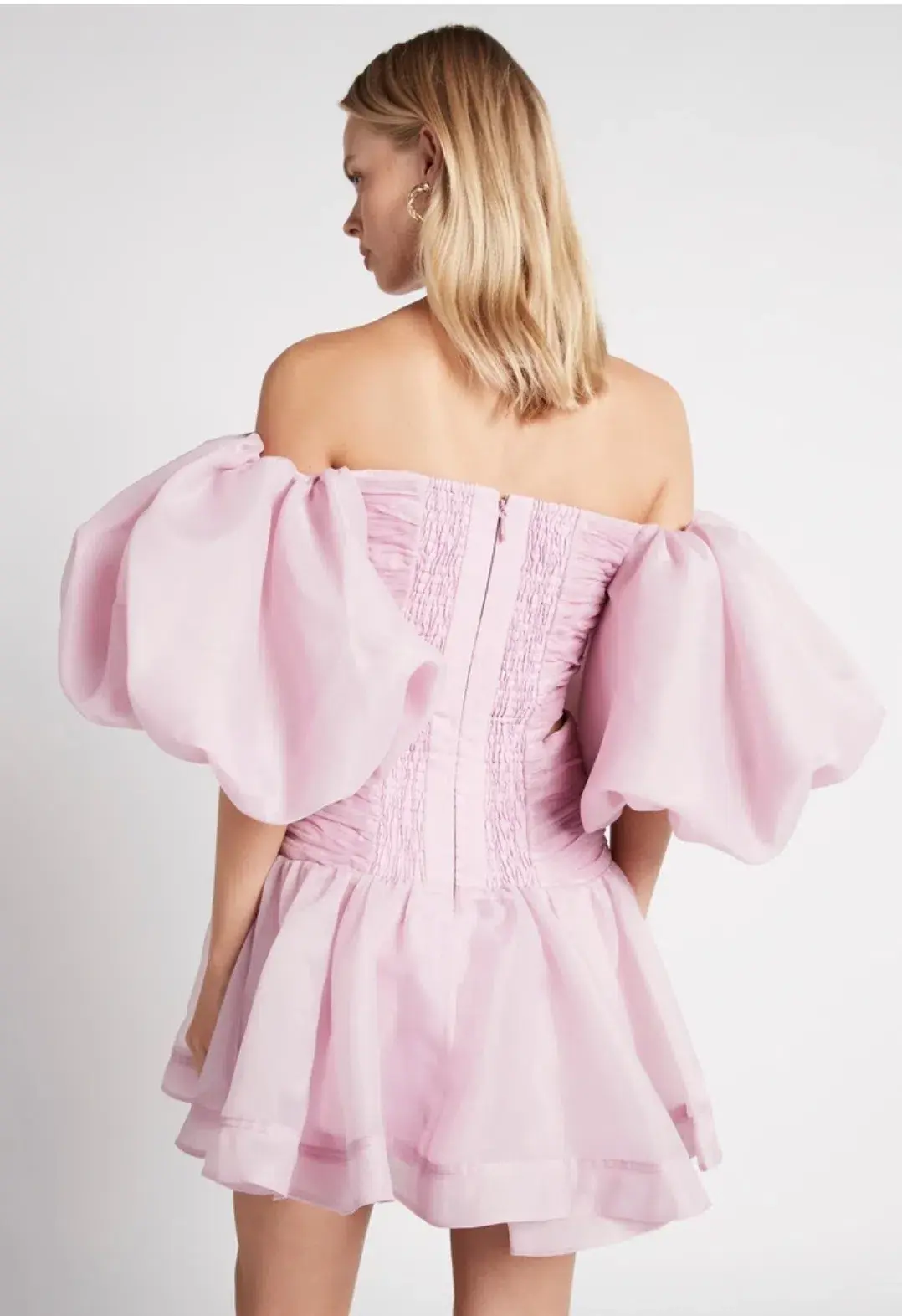 Aje Myriad Cut Out Mini Dress Lilac Purple Size 6 - Image 3