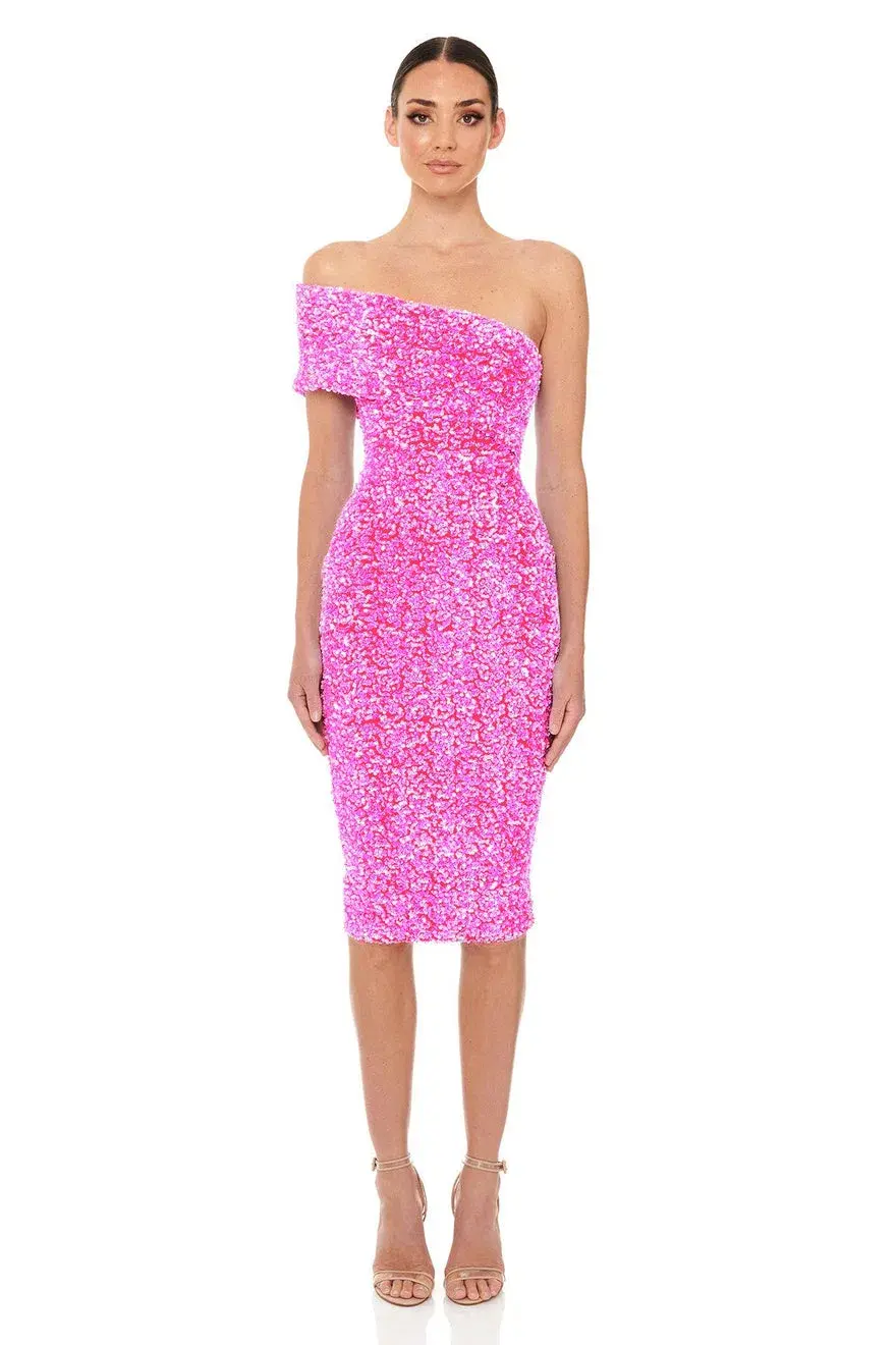 Eliya the Label Alyssa Dress Pink Size 8 - Image 4