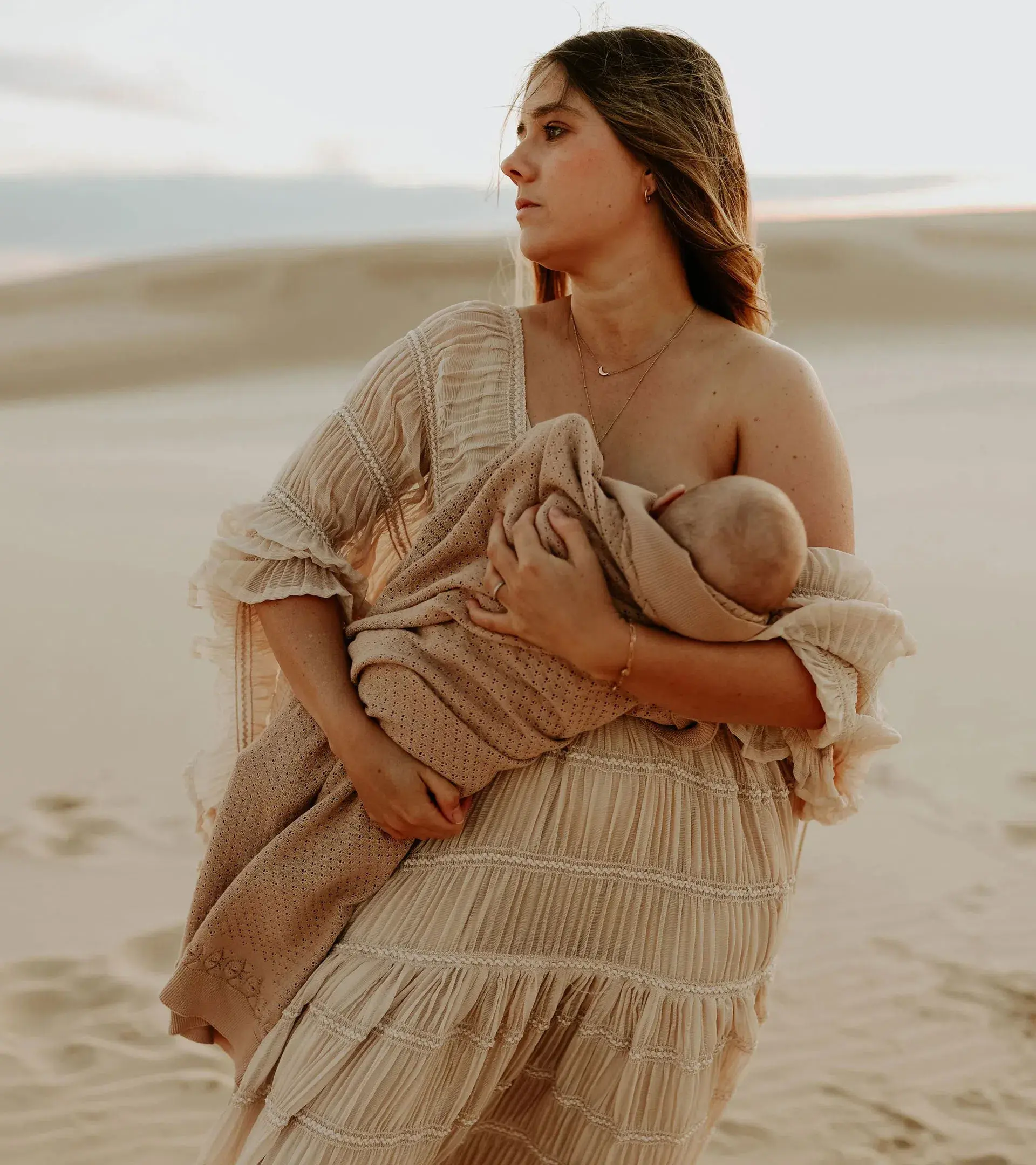 We Are Reclamation Wonderment and Awe Gown Beige One Size Fits Most (Aus 6-16) - Image 10