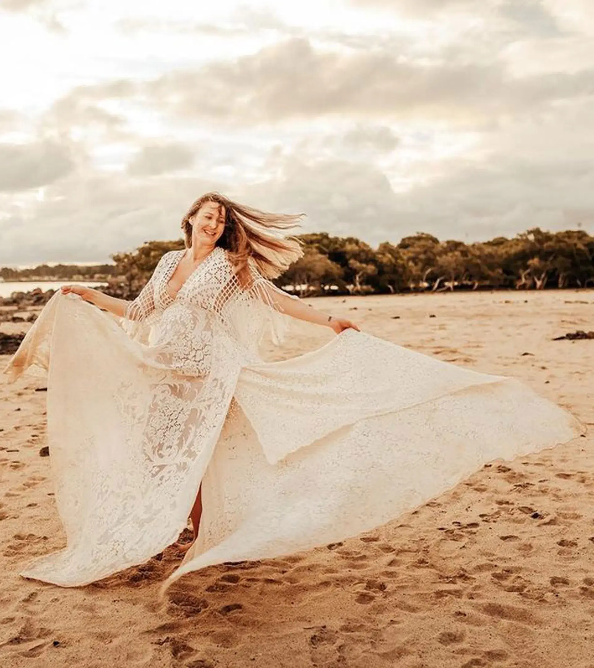 We Are Reclamation 'Bewitched By Boho' Gown White Size 20 - Image 6