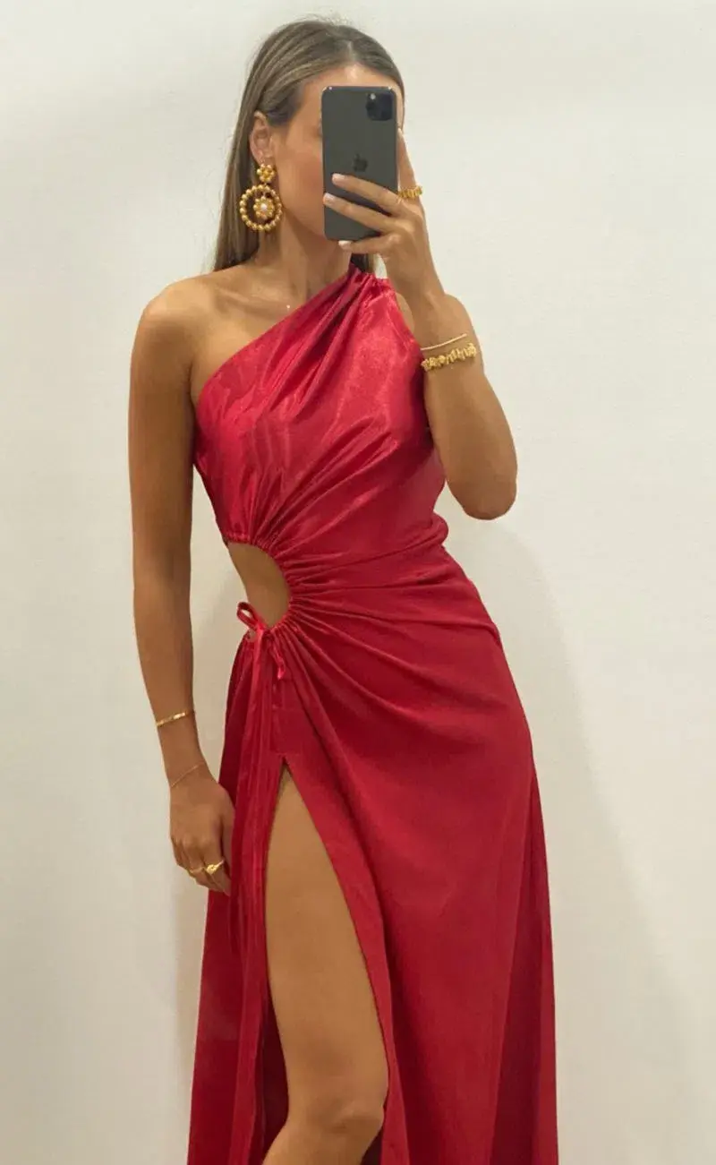 Sonya Moda Nour Maxi Dress Red Size 8 - Image 3