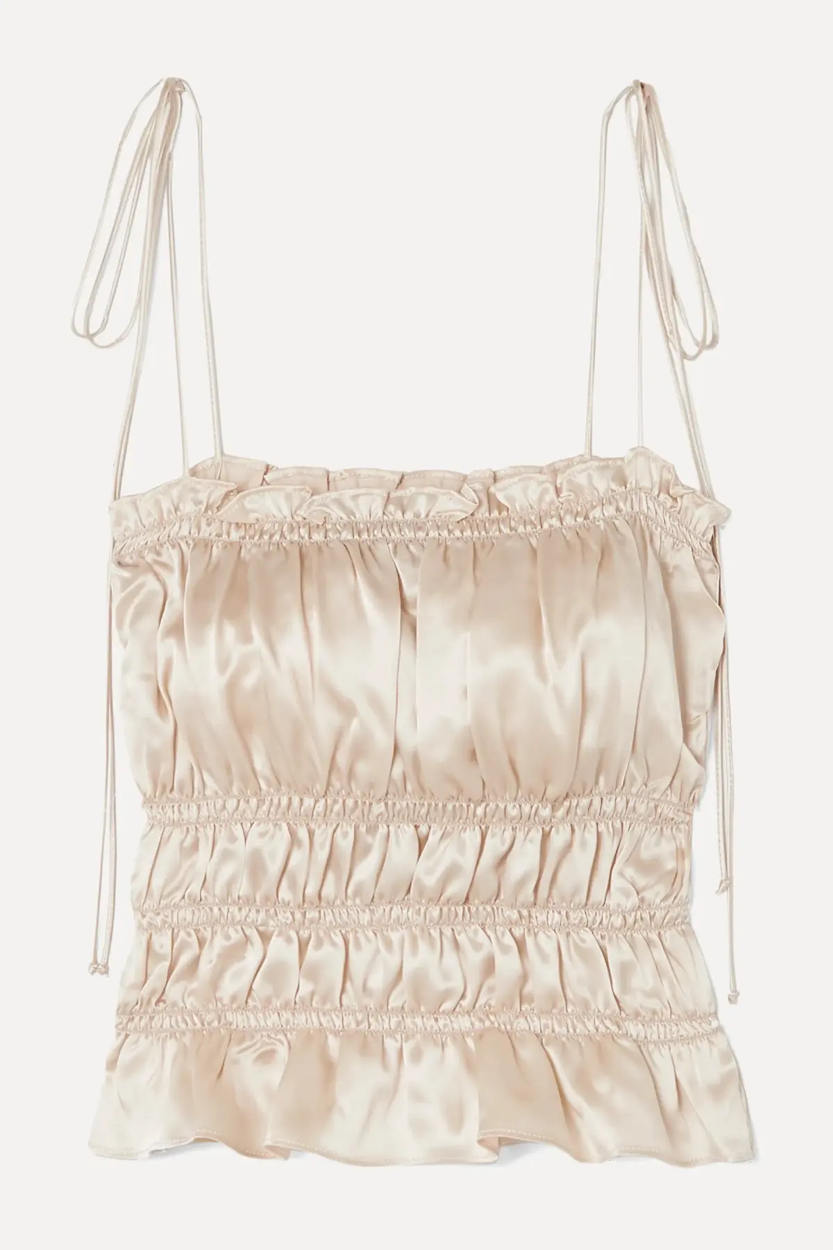 Reformation Viviana Top Cream Size AU 6 - Image 4