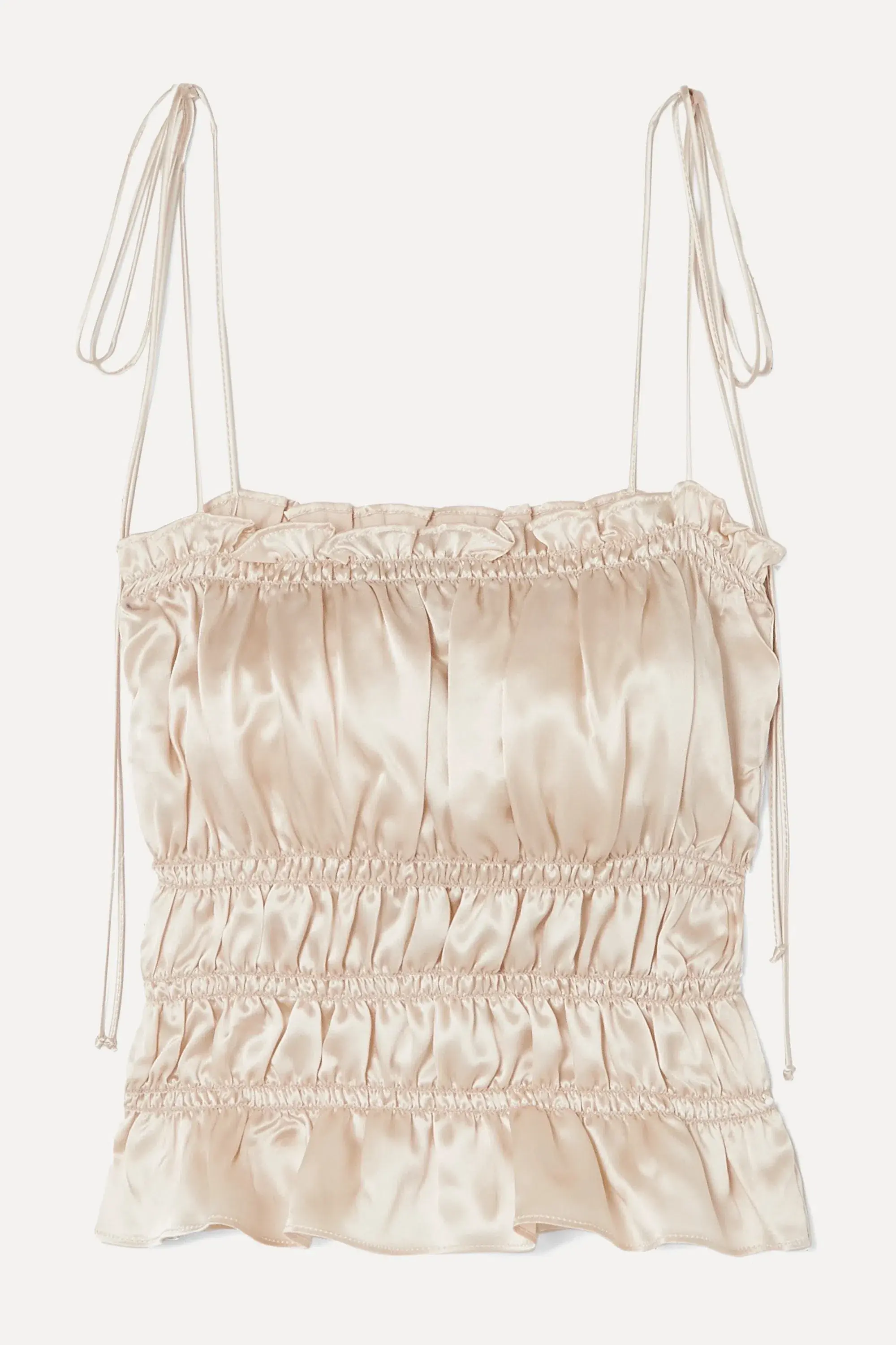Reformation Viviana Top Cream Size AU 6 - Image 4