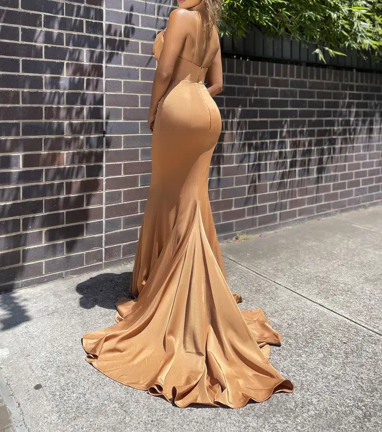 Jadore JX5016 Gown Brown Size 8 - Image 2