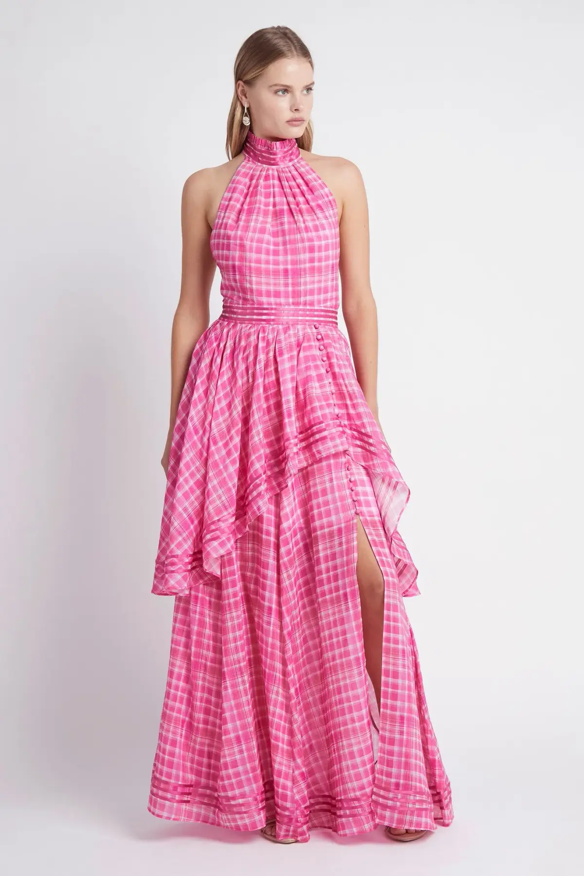 Aje Bungalow Sienna Dress Pink Size 10 - Image 3