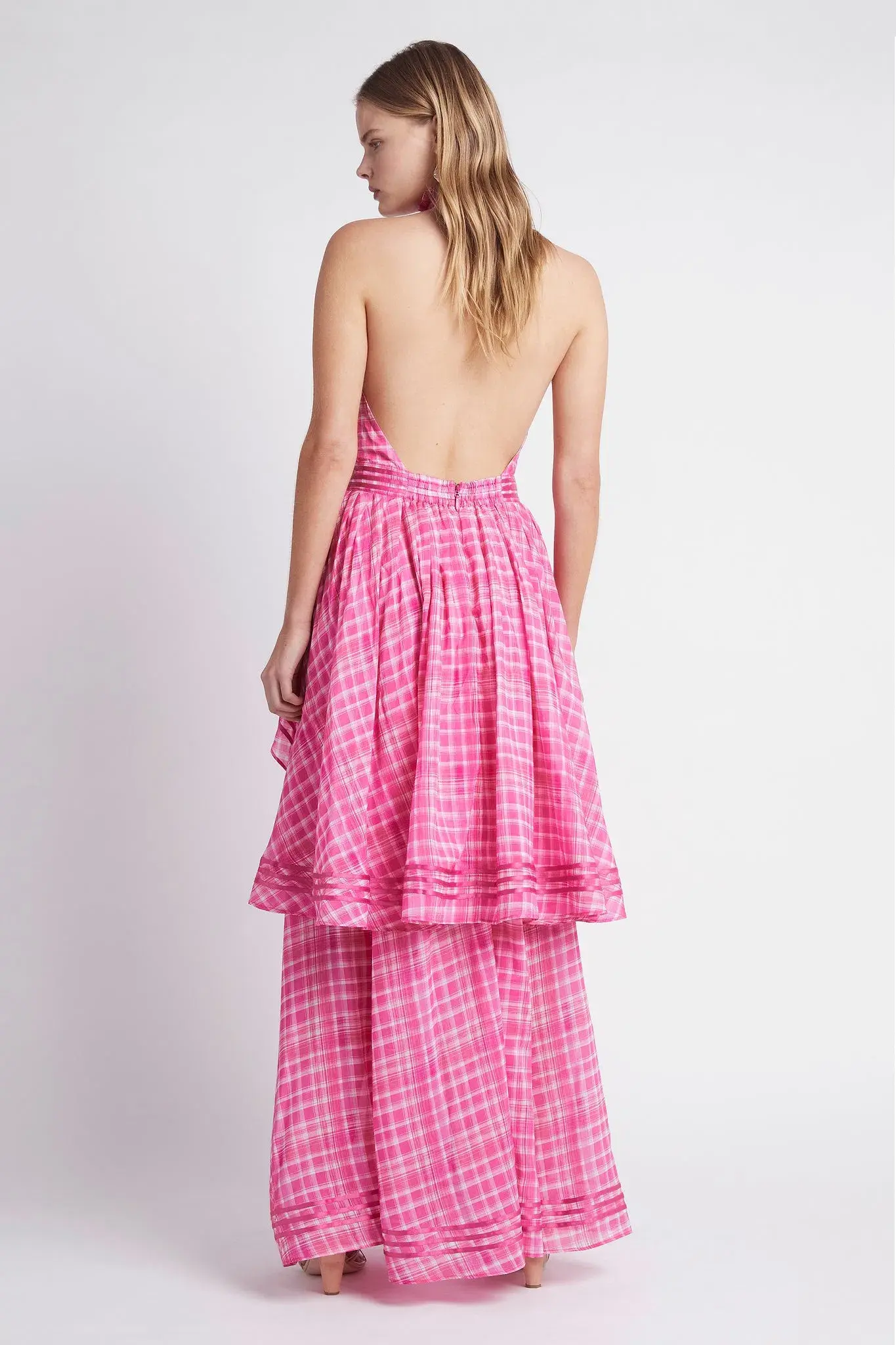 Aje Bungalow Sienna Dress Pink Size 10 - Image 4