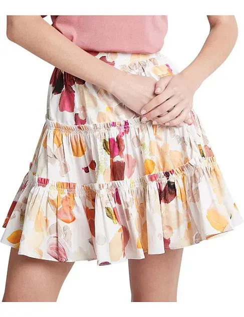 Aje Dassia Mini Skirt Print Size 6 - Image 1