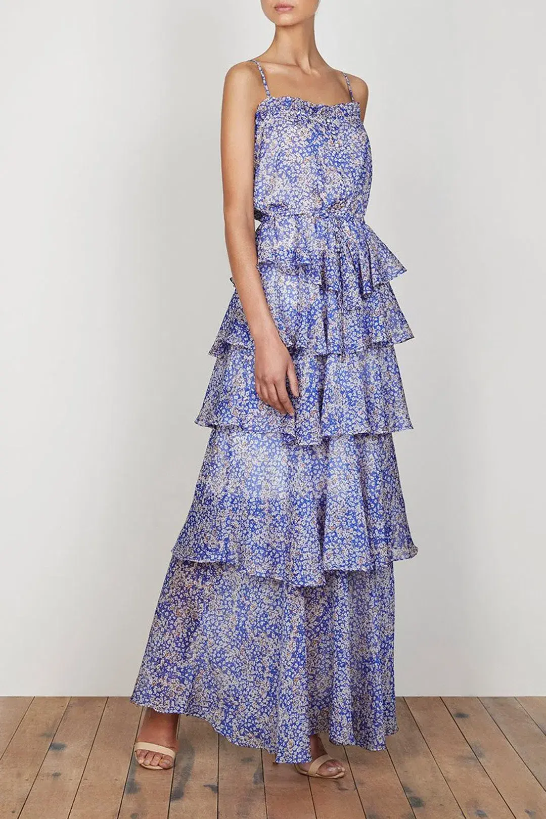 Shona Joy Garner Cami Maxi Dress Floral Size 12 - Image 2