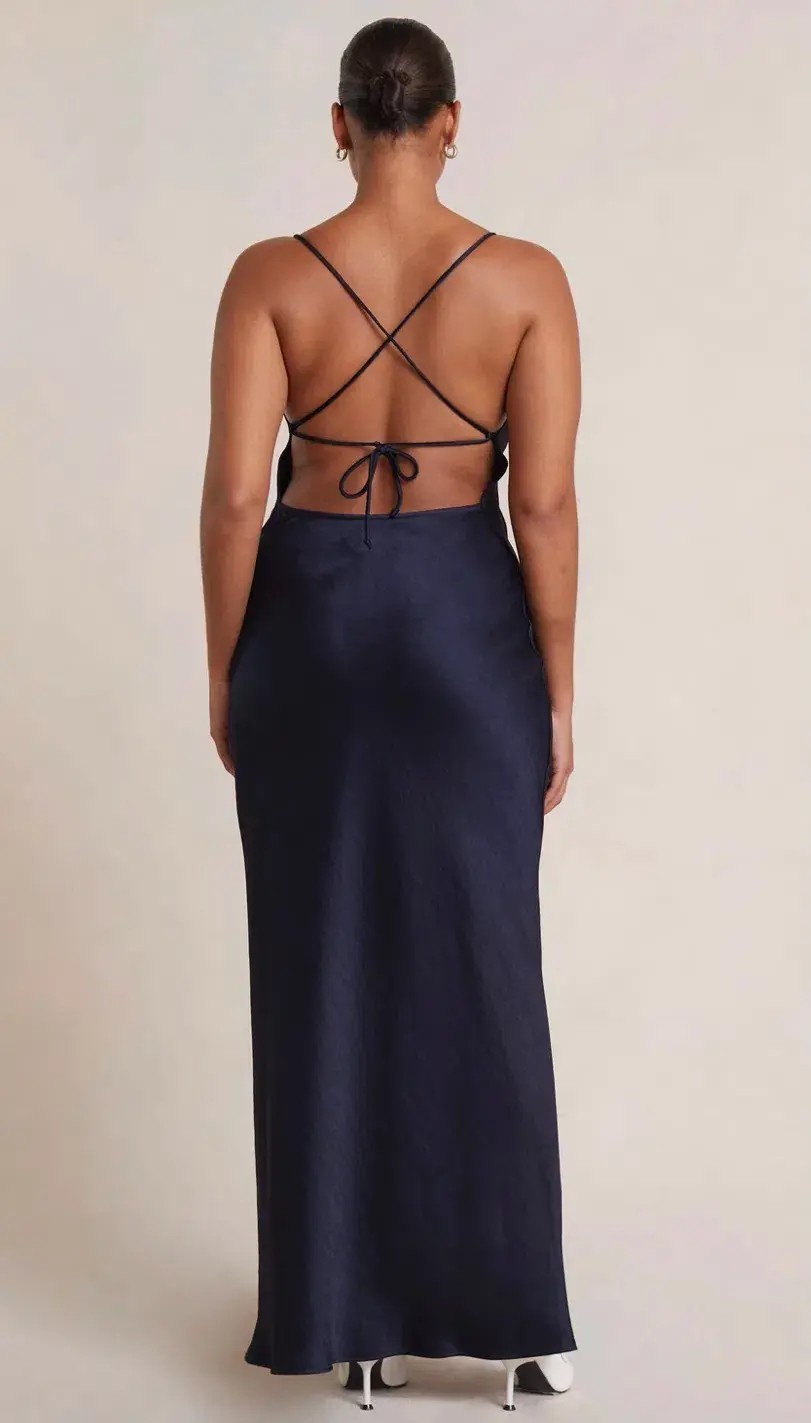 Bec & Bridge The Dreamer Tie Dress Blue Size 8  for rent on The Volte - main image