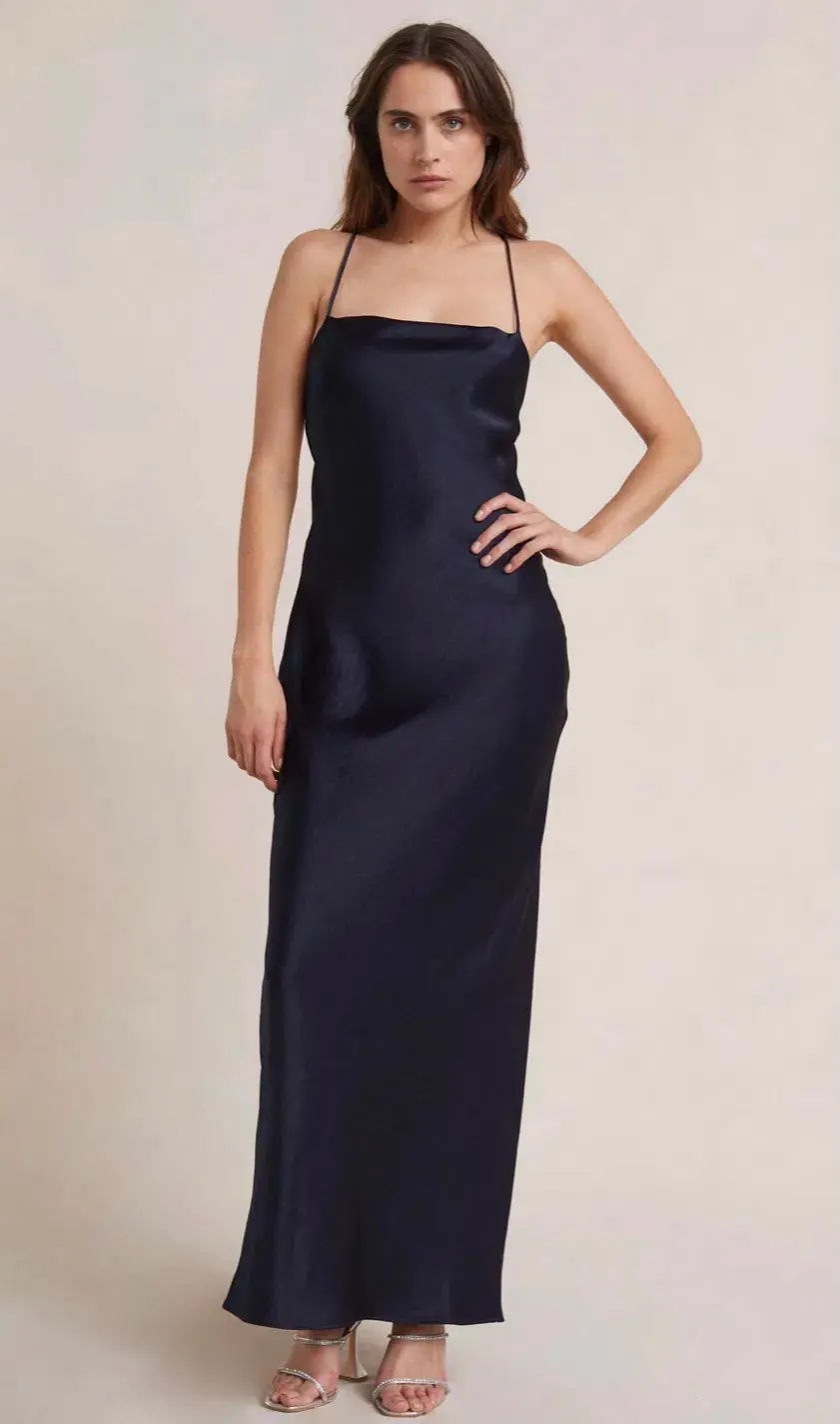 Bec & Bridge The Dreamer Tie Dress Blue Size 8  for rent on The Volte - main image