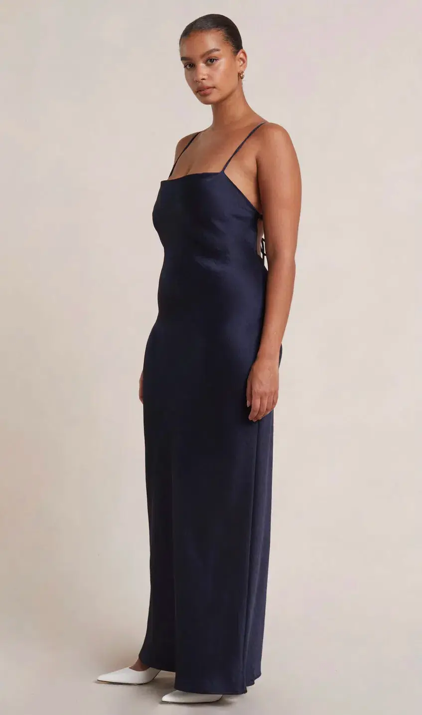 Bec & Bridge The Dreamer Tie Dress Blue Size 8  for rent on The Volte - main image