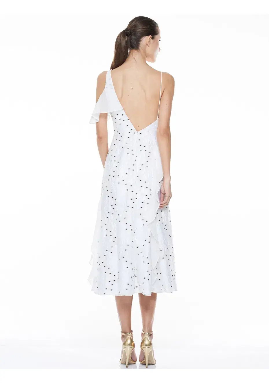 La Maison Talulah Associates Midi Dress White Size XS/ AU 6 - Image 4