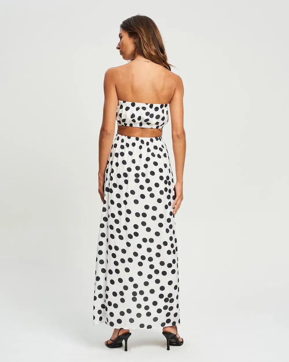 St Mrlo Blaire Midi Dress Print Size 10 - Image 2